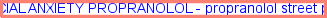 Social anxiety propranolol